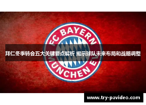 拜仁冬季转会五大关键要点解析 揭示球队未来布局和战略调整 拜仁冬季转会五大关键要点解析 揭示球队未来布局和战略调整